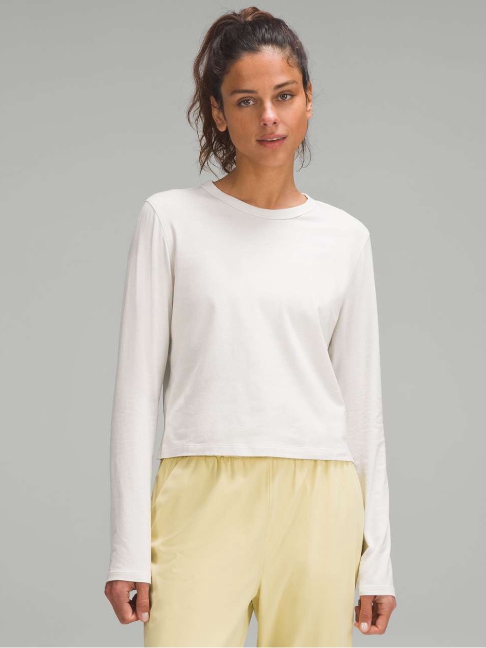 Classic-Fit Cotton-Blend Long-Sleeve